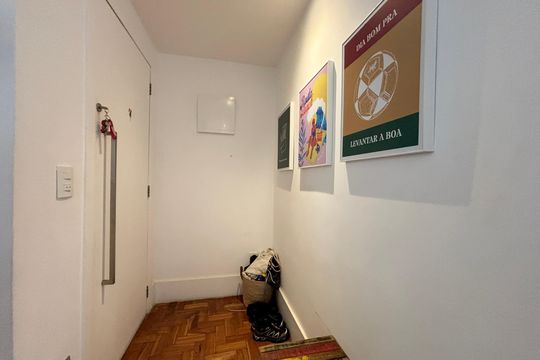 Sala - hall de entrada de apartamento à venda com 2 quartos, 124m² em Copacabana, Rio de Janeiro