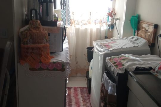 Área de serviço de apartamento à venda com 2 quartos, 40m² em Jardim São José, Campinas