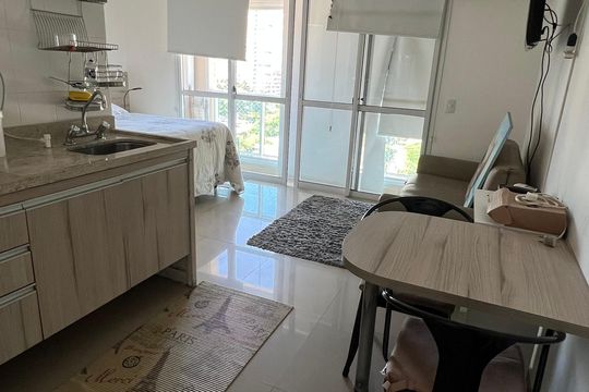 Kitnet/Studio à venda com 1 quarto, 32m² em Brooklin, São Paulo