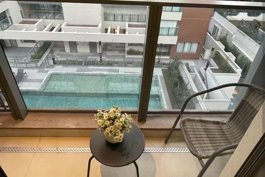 Varanda de kitnet/studio à venda com 1 quarto, 24m² em Brooklin, São Paulo