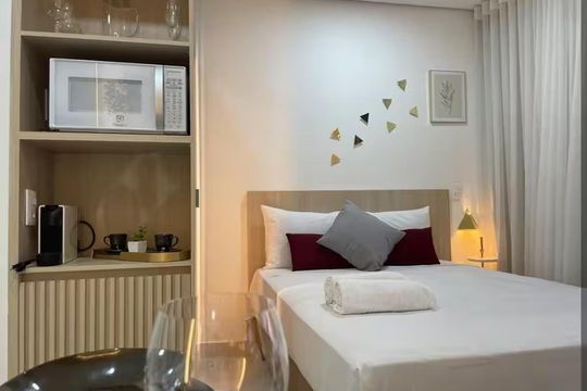 Quarto de kitnet/studio à venda com 1 quarto, 24m² em Brooklin, São Paulo