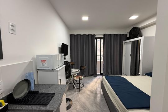 Studio de kitnet/studio para alugar com 1 quarto, 19m² em Campos Elíseos, São Paulo