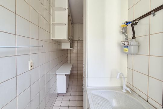 Área de Serviço de apartamento para alugar com 2 quartos, 50m² em Ferrazópolis, São Bernardo do Campo