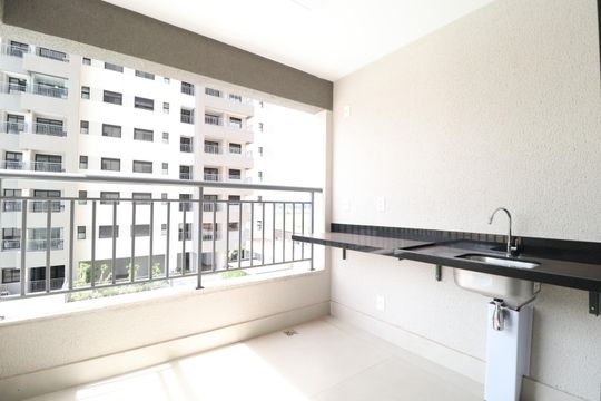 Varanda gourmet de apartamento para alugar com 2 quartos, 77m² em Jardim Sul, Uberlândia