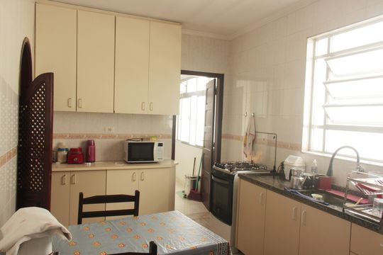 Cozinha de apartamento para alugar com 3 quartos, 154m² em Embaré, Santos