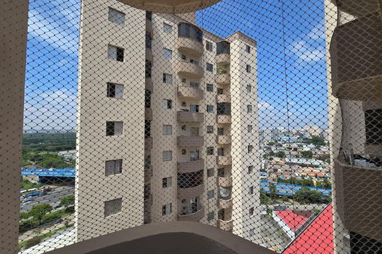 Varanda da Sala de apartamento à venda com 2 quartos, 56m² em Macedo, Guarulhos