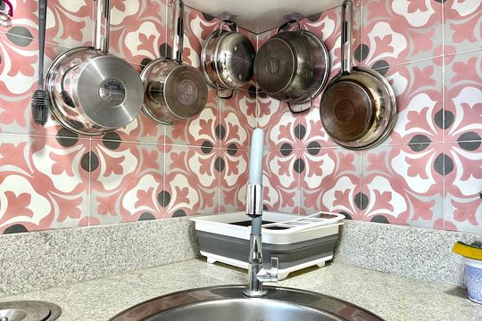 Cozinha de kitnet/studio à venda com 1 quarto, 25m² em Planalto Paulista, São Paulo
