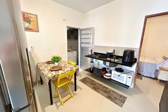 Cozinha de casa para alugar com 1 quarto, 60m² em Jardim Santa Mena, Guarulhos