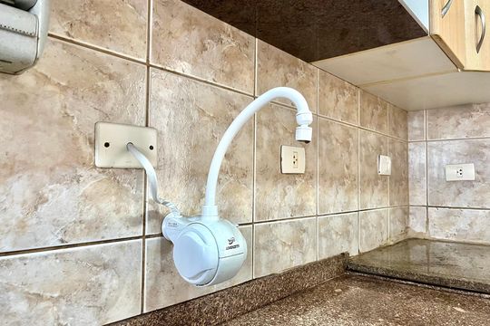 Cozinha de apartamento à venda com 2 quartos, 57m² em Vila Mascote, São Paulo