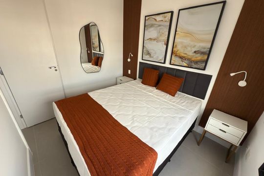 Quarto de apartamento à venda com 1 quarto, 35m² em Indianópolis, São Paulo