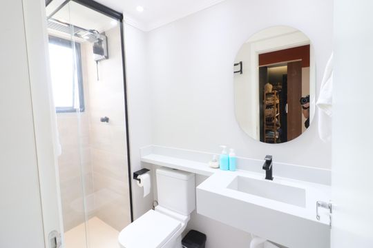 Banheiro de apartamento à venda com 3 quartos, 57m² em Padroeira, Osasco