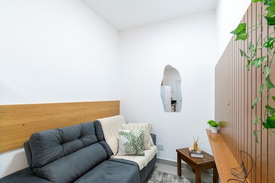 Sala  de apartamento para alugar com 1 quarto, 25m² em Vila Monte Alegre, São Paulo