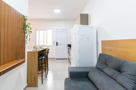 Sala  de apartamento para alugar com 1 quarto, 25m² em Vila Monte Alegre, São Paulo