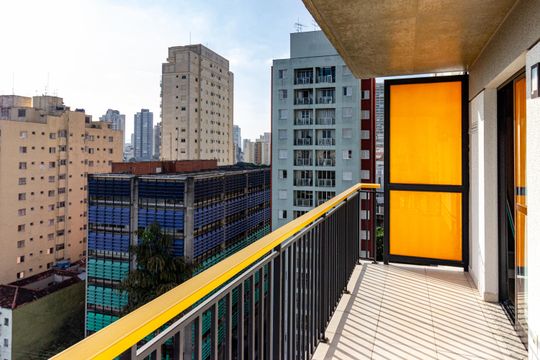 Varanda Studio de kitnet/studio para alugar com 1 quarto, 33m² em Santana, São Paulo
