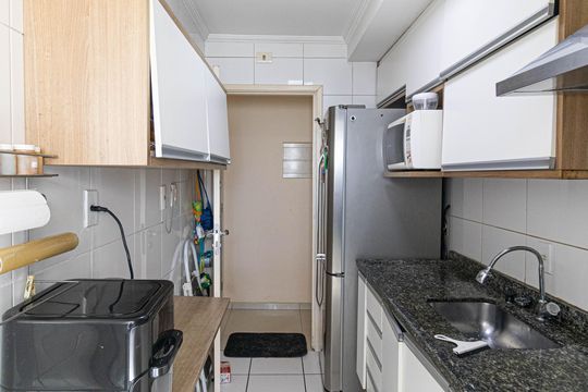 Cozinha de apartamento à venda com 3 quartos, 64m² em Vila Marieta, São Paulo