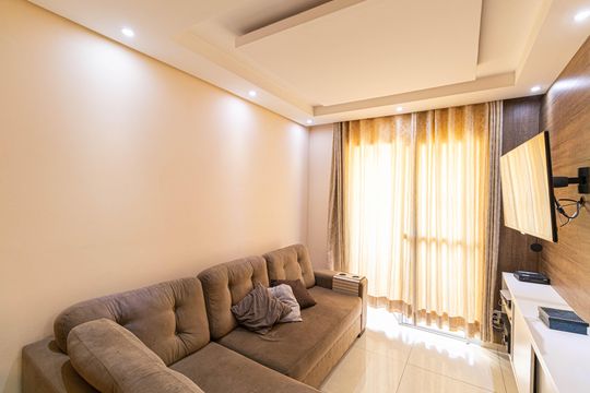 Sala de apartamento à venda com 3 quartos, 64m² em Vila Marieta, São Paulo