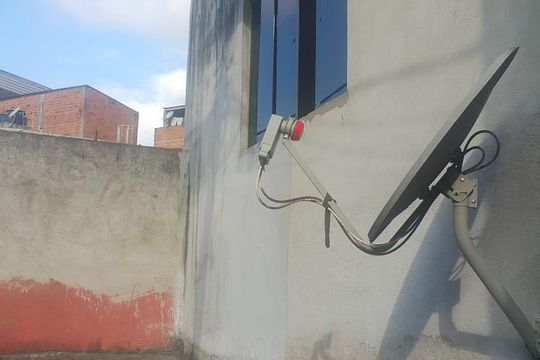 Área externa de casa para alugar com 1 quarto, 112m² em Vila Marilena, São Paulo