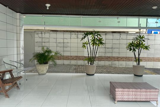 Área comum de apartamento para alugar com 2 quartos, 64m² em Mar E Céu, Guarujá