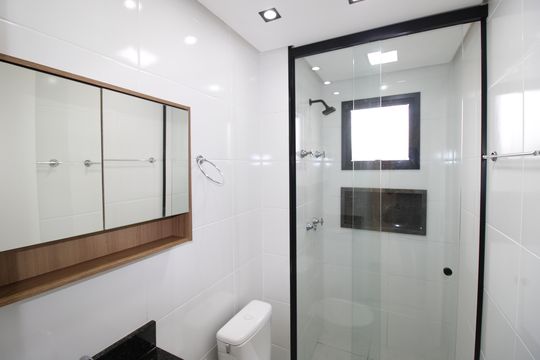 Banheiro 2 de apartamento à venda com 3 quartos, 62m² em Vila Rosaria, São Paulo
