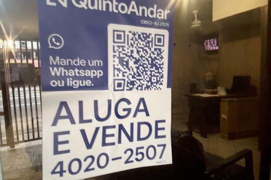 Placa de apartamento para alugar com 1 quarto, 33m² em Copacabana, Rio de Janeiro
