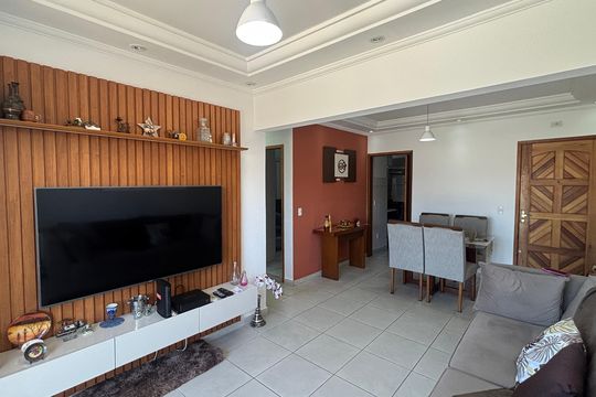 Sala de Jantar - Sala de apartamento à venda com 2 quartos, 68m² em Vila Cecilia Maria, Santo André