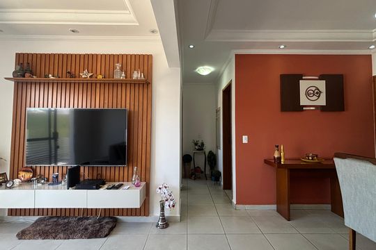 Sala de Jantar - Sala de apartamento à venda com 2 quartos, 68m² em Vila Cecilia Maria, Santo André