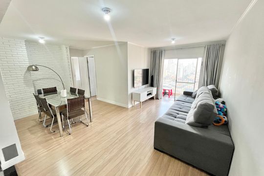 Sala de apartamento à venda com 3 quartos, 80m² em Lauzane Paulista, São Paulo
