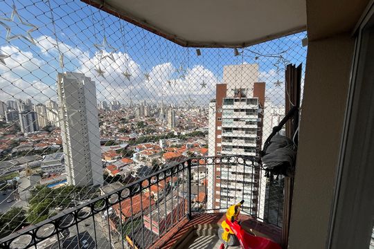 Varanda da Sala de apartamento à venda com 3 quartos, 80m² em Lauzane Paulista, São Paulo