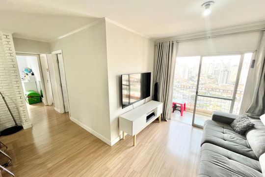 Sala de apartamento à venda com 3 quartos, 80m² em Lauzane Paulista, São Paulo