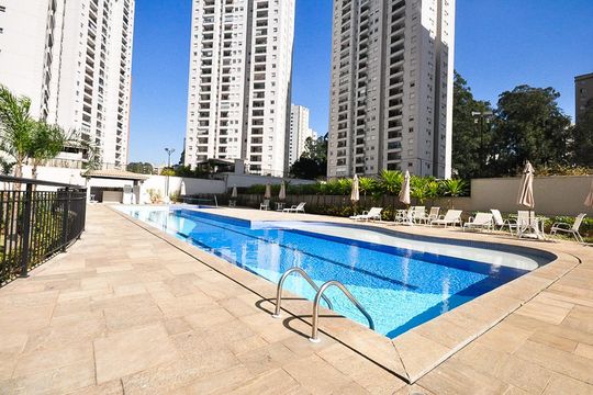 Piscina de apartamento à venda com 3 quartos, 70m² em Jardim Parque Morumbi, São Paulo