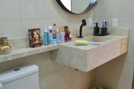 Suíte 2 - Banheiro  de casa à venda com 3 quartos, 160m² em Bairro dos Casa, São Bernardo do Campo