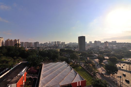 Quarto 1 - Suíte Vista  de apartamento à venda com 3 quartos, 97m² em Baeta Neves, São Bernardo do Campo