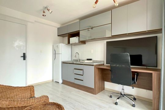 Sala de kitnet/studio à venda com 1 quarto, 27m² em Pinheiros, São Paulo