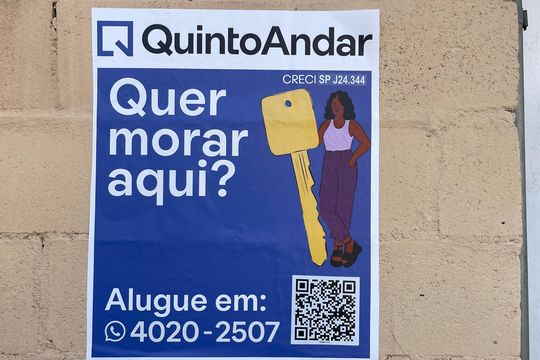 Placa de apartamento para alugar com 2 quartos, 42m² em Parque Santa Rita, São Paulo
