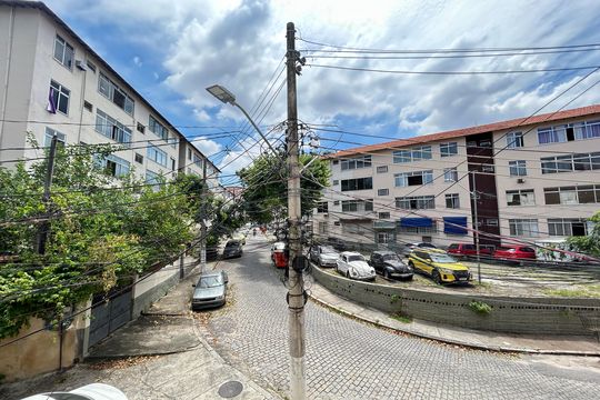 Vista da Sala de apartamento à venda com 3 quartos, 72m² em Pilares, Rio de Janeiro