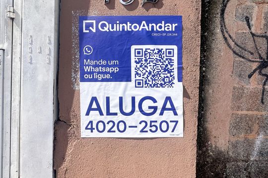 Placa de kitnet/studio para alugar com 1 quarto, 22m² em Baeta Neves, São Bernardo do Campo