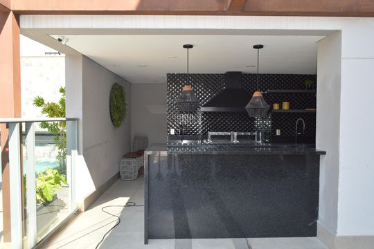 Churrasqueira de kitnet/studio para alugar com 1 quarto, 25m² em Vila Mariana, São Paulo