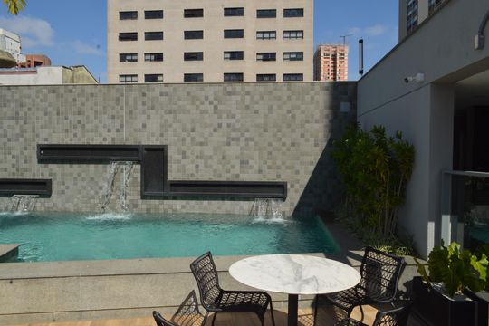 Piscina de kitnet/studio para alugar com 1 quarto, 25m² em Vila Mariana, São Paulo