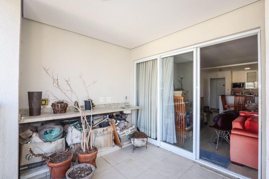 Varanda de apartamento à venda com 2 quartos, 77m² em Vila Andrade, São Paulo