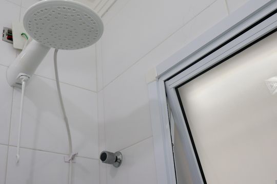 Banheiro de apartamento à venda com 2 quartos, 64m² em Paraíso, Santo André