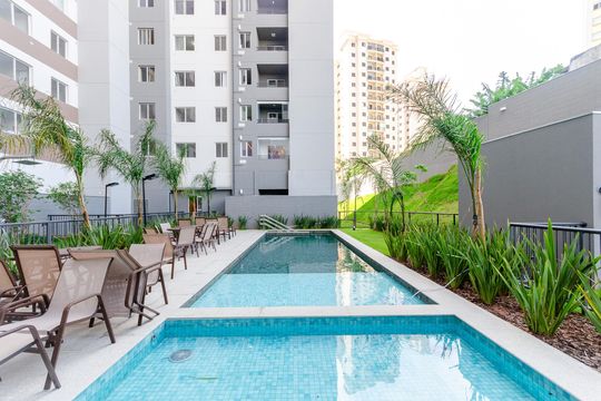 Área comum - Piscina de apartamento para alugar com 2 quartos, 34m² em Vila Primavera, São Paulo