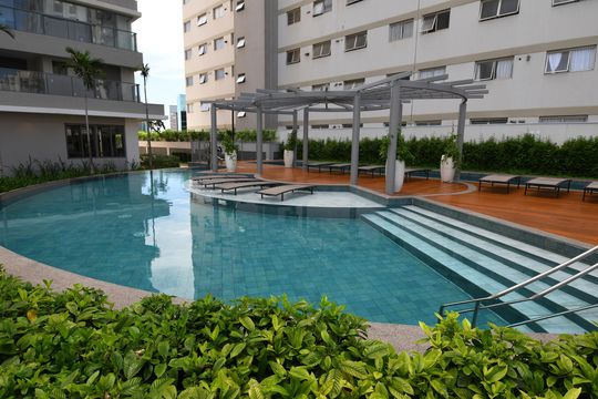 Área comum - Piscina de apartamento à venda com 3 quartos, 126m² em Cambuí, Campinas