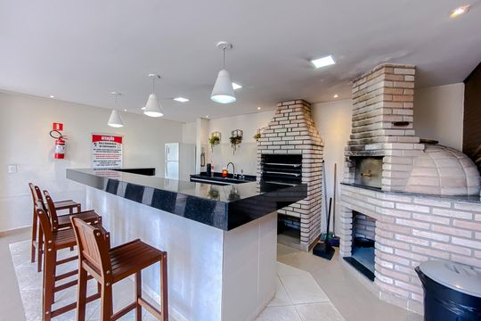 Área comum - Churrasqueira de apartamento para alugar com 2 quartos, 53m² em Jardim Analia Franco, São Paulo