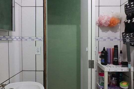 Banheiro Social de casa à venda com 2 quartos, 100m² em Montanhão, São Bernardo do Campo