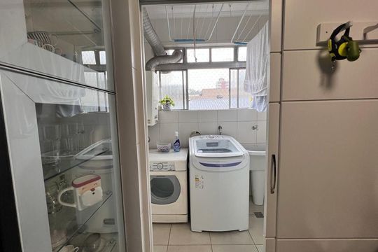 Área de serviço de apartamento à venda com 2 quartos, 86m² em Vila Mascote, São Paulo