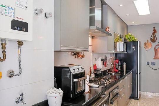 Área de serviço de apartamento à venda com 2 quartos, 64m² em Osvaldo Cruz, São Caetano do Sul
