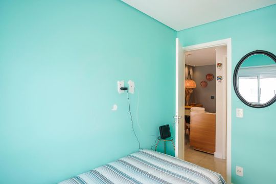 Quarto de apartamento à venda com 2 quartos, 64m² em Osvaldo Cruz, São Caetano do Sul