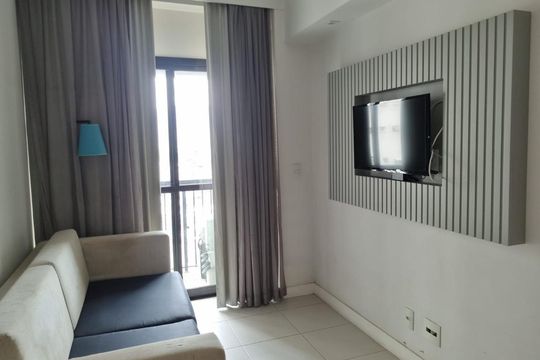 Sala de apartamento à venda com 1 quarto, 40m² em Jacarepaguá, Rio de Janeiro