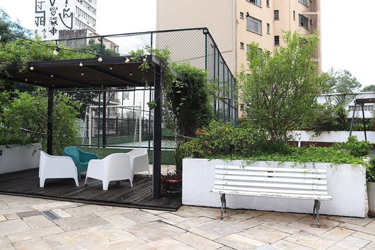 Área comum de apartamento à venda com 4 quartos, 130m² em Bela Vista, São Paulo