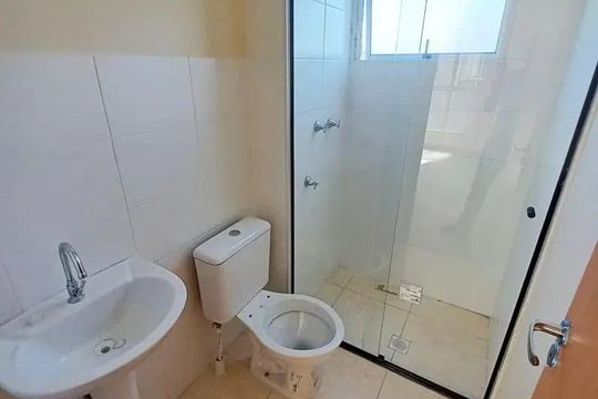 Banheiro de apartamento à venda com 2 quartos, 42m² em Santo Andre, São Leopoldo